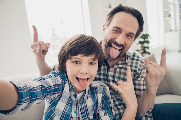 Retrato de padre e hijo, pasar tiempo juntos