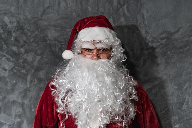 Retrato Papá NoelFeliz NavidadFelicidad a los niñosBienvenido al inviernoFeliz año nuevo