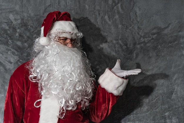 Retrato Papá NoelFeliz NavidadFelicidad a los niñosBienvenido al inviernoFeliz año nuevo