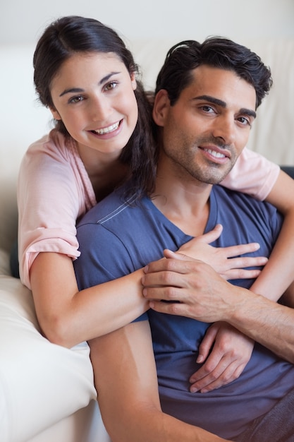 Retrato de una pareja posando