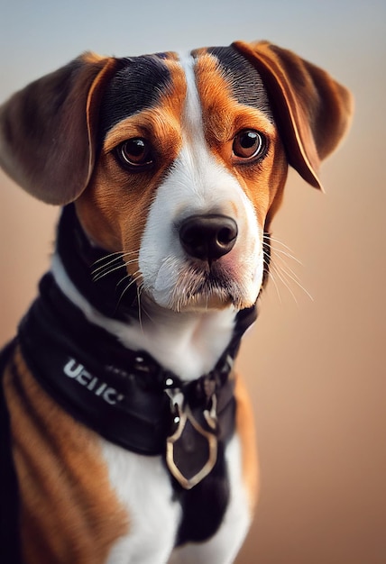 Retrato de perro beagle