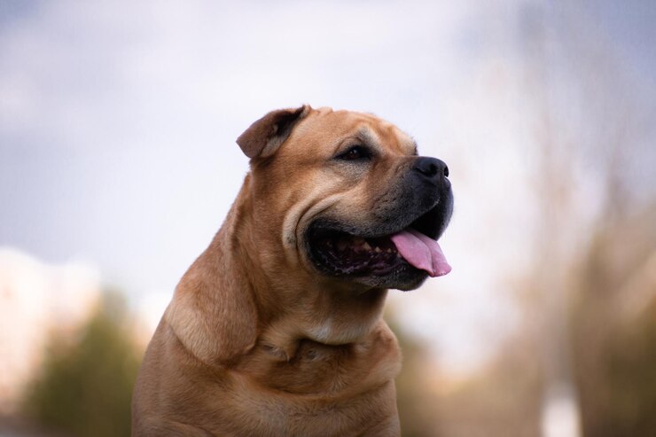 Foto retrato de un perro cadebo en una sesión plenaria