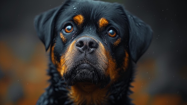 Foto retrato de un perro