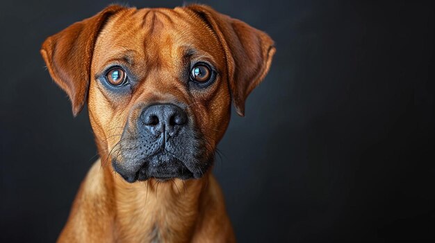 Foto retrato de un perro