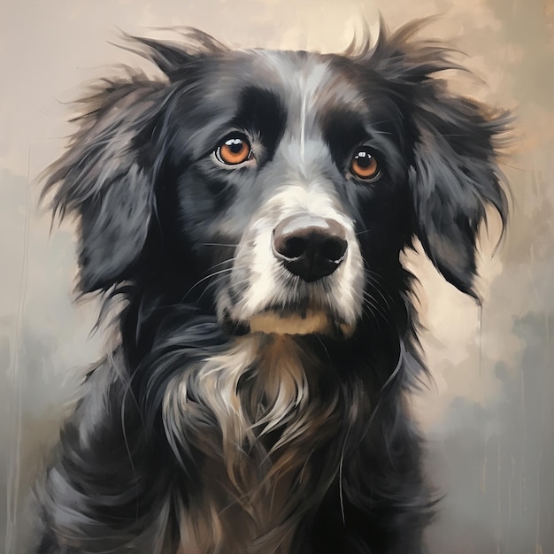 Retrato de un perro