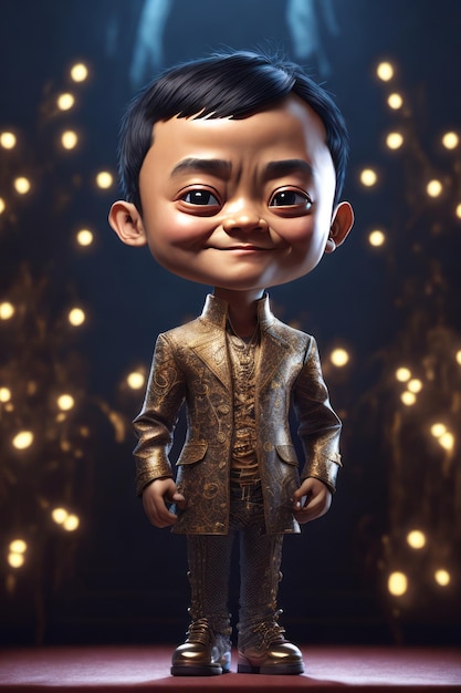 Retrato del personaje de Jack Ma.