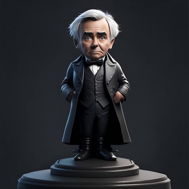 Retrato del personaje de Thomas Alva Edison