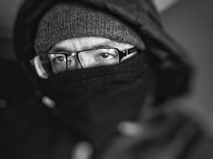 Foto retrato en primer plano de un joven