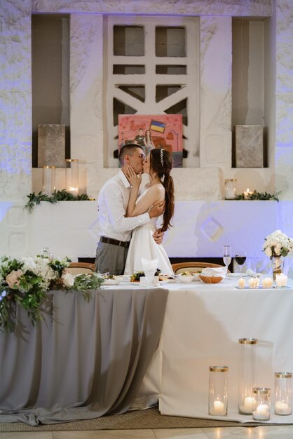 retrato de los recién casados en el presidium