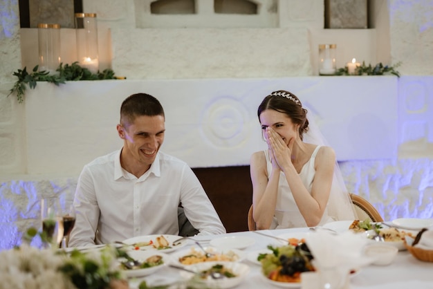 retrato de los recién casados en el presidium