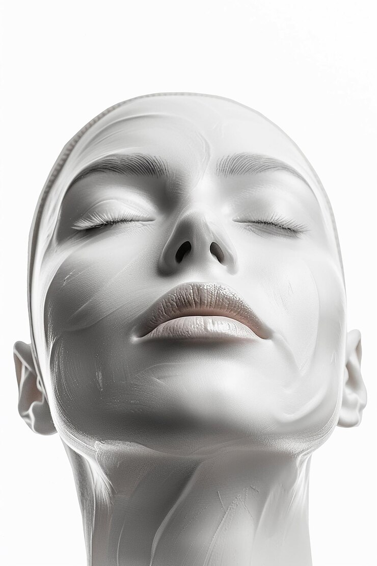 El retrato del rejuvenecedor masaje de la cabeza Serenity