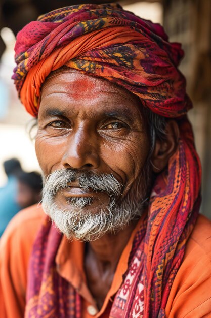 El retrato de un Sadhu