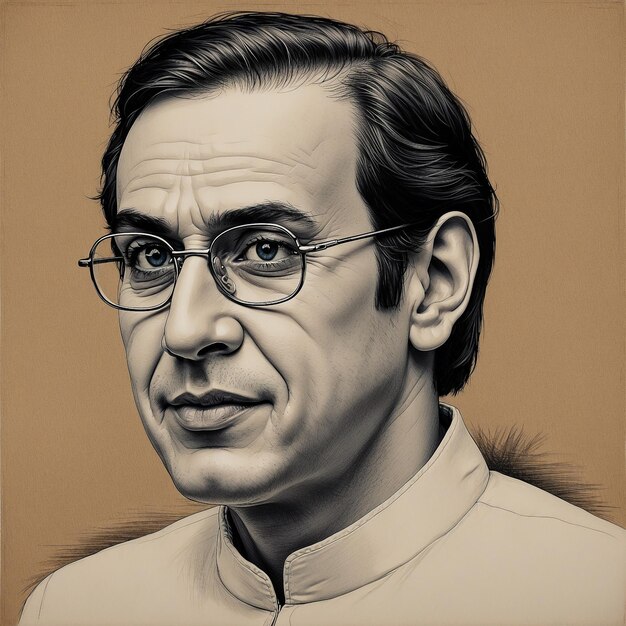 Foto el retrato de sanjay gandhi