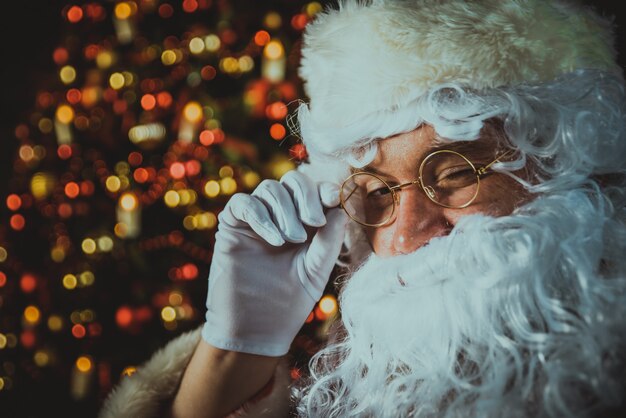 Retrato de santa claus