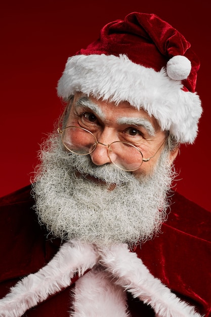 Retrato de santa claus