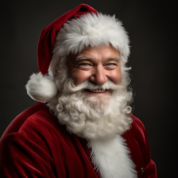 Foto el retrato de santa claus