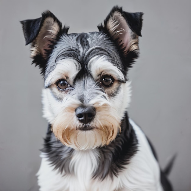 Retrato de un Schnauzer