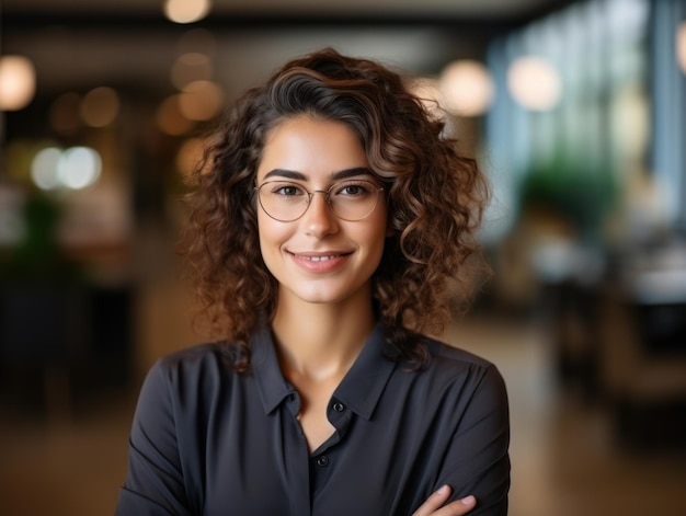 Retrato de sonrisa de oficina y mujer negra empresaria o trabajadora segura para la puesta en marcha