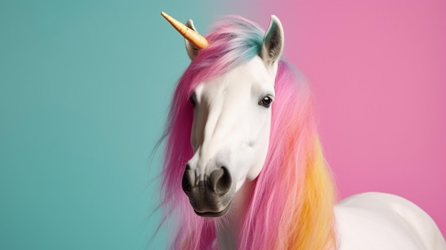 Retrato de unicornio