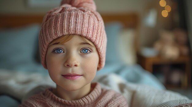 Retrato de un valiente sobreviviente del cáncer AI generativa