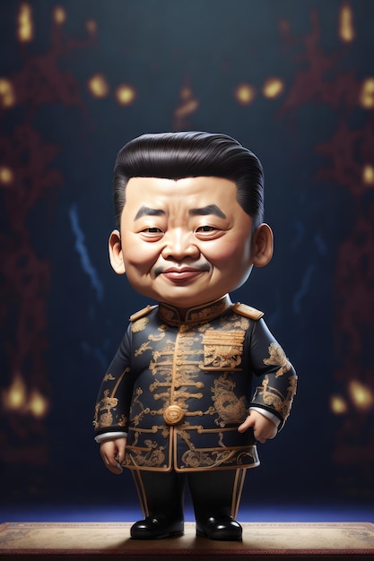 retrato de xi jinping