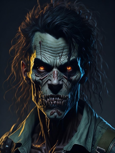 Retrato de zombi No-muerto