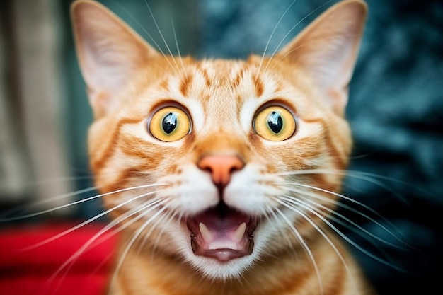 Foto retratos de gatos con caras divertidas
