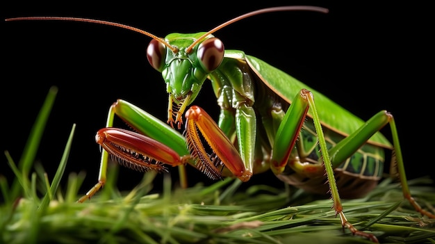 Retratos hiperrealistas de insectos en la hierba con un agudo humor