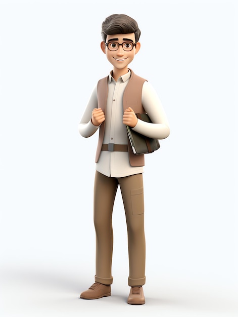 retratos de personajes de pixar en 3d de musulmanes