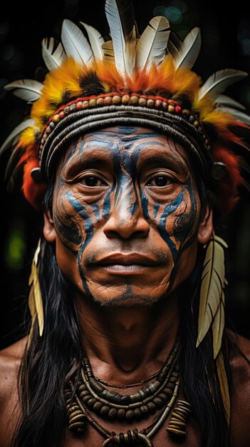 Los retratos de las tribus indígenas en la selva amazónica capturan momentos íntimos que transmiten una profunda conexión emocional con su herencia