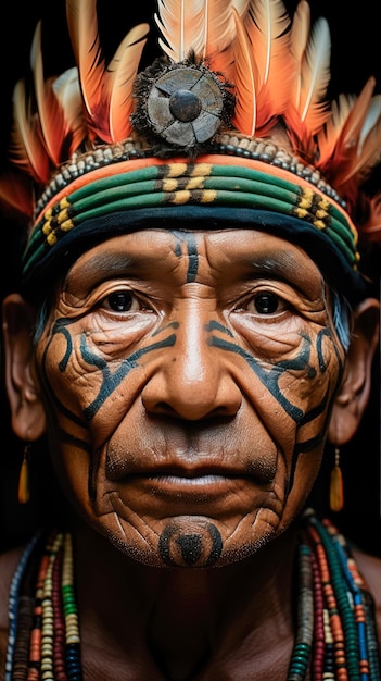 Los retratos de las tribus indígenas en la selva amazónica capturan momentos íntimos que transmiten una profunda conexión emocional con su herencia