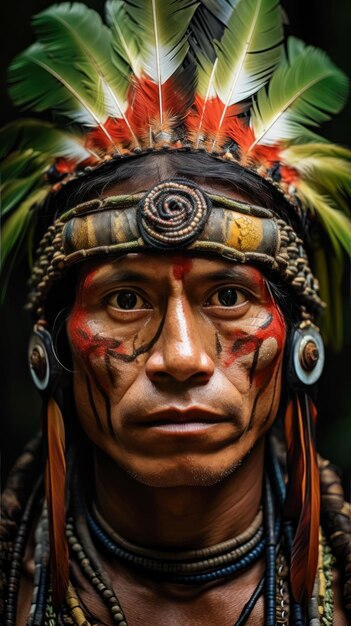 Los retratos de las tribus indígenas en la selva amazónica capturan momentos íntimos que transmiten una profunda conexión emocional con su herencia