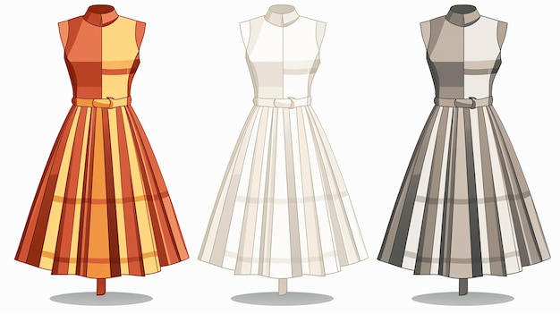 Retro Eleganz 50er Jahre Stil Kleid Nähen Muster