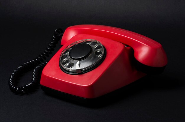 Retro rotes Telefon