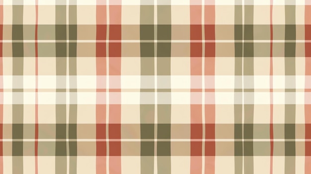 Retro-Stil aus den 70ern, nahtloses Plaid-Muster, ideal für Modehäuser und mehr