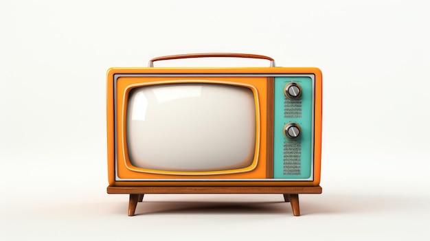 Retroceda en el tiempo con nuestro receptor de TV vintage, un clásico nostálgico