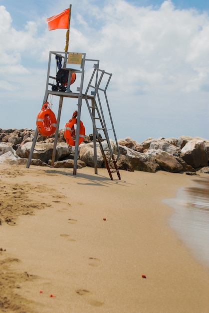 Rettungsturm am Strand