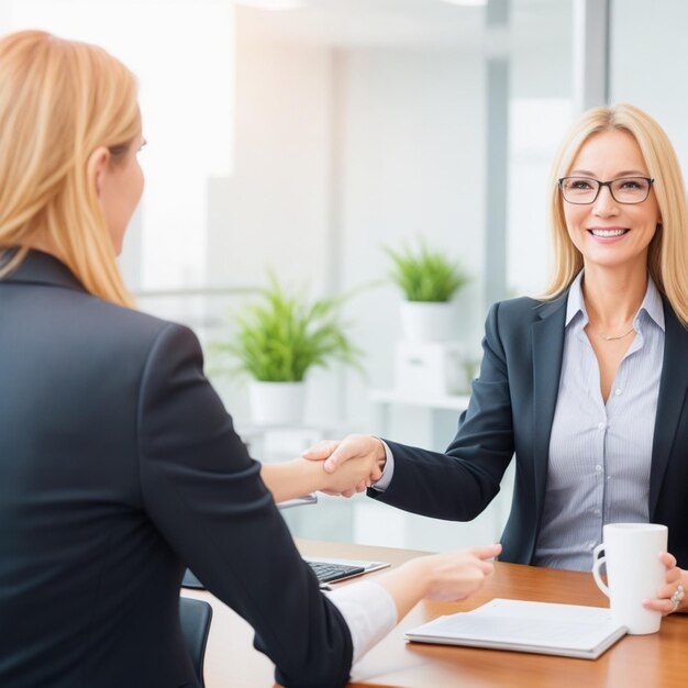 reunião de mulher de negócios