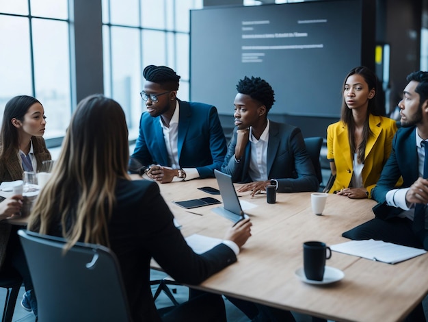 Reunião de negócios no escritório