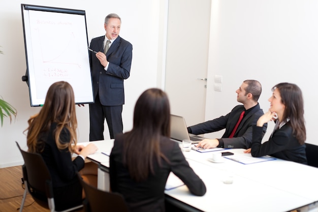 Reunião de negócios no escritório