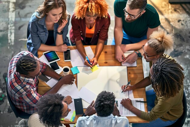 Foto reunião de negócios profissional