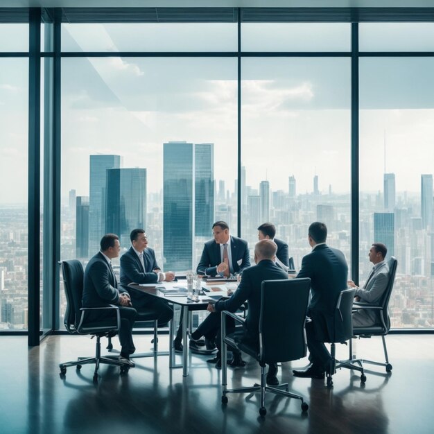 Foto reunião de negócios