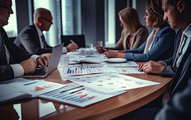 Reunião de trabalho de negócios no escritório