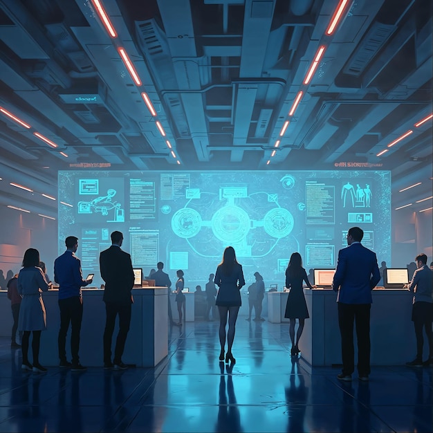 Reunión del Centro de Datos Futurista
