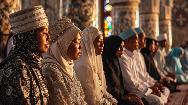 Foto reunión de eid al-adha dua