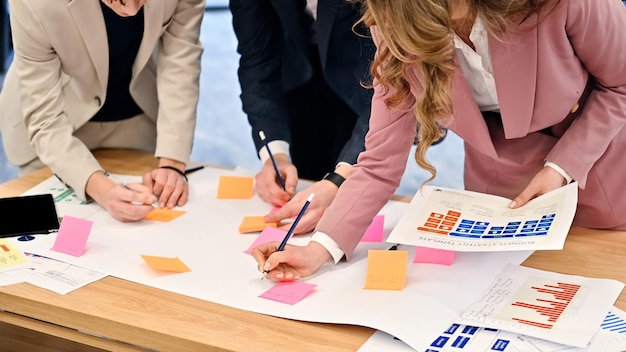 Reunión de negocios en una oficina