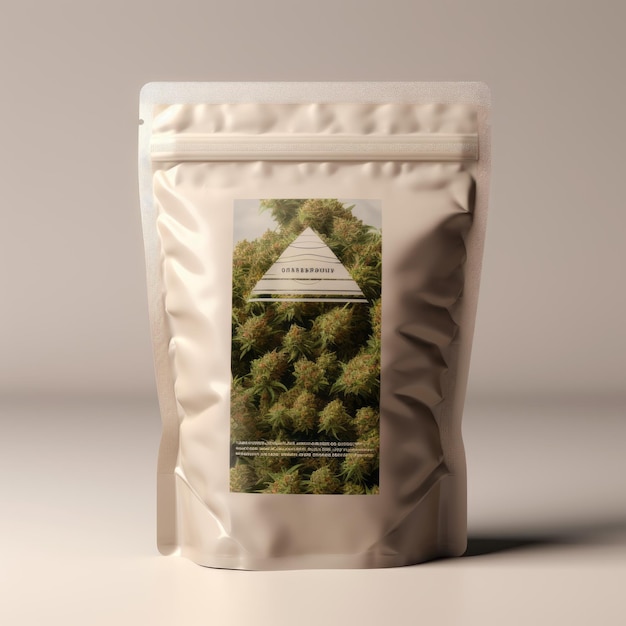Se revela la maqueta de un paquete de cannabis altamente transparente