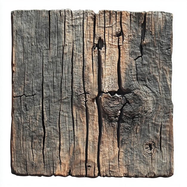 El revestimiento de madera envejecido con profundas grietas y ricas texturas captura el encanto rústico