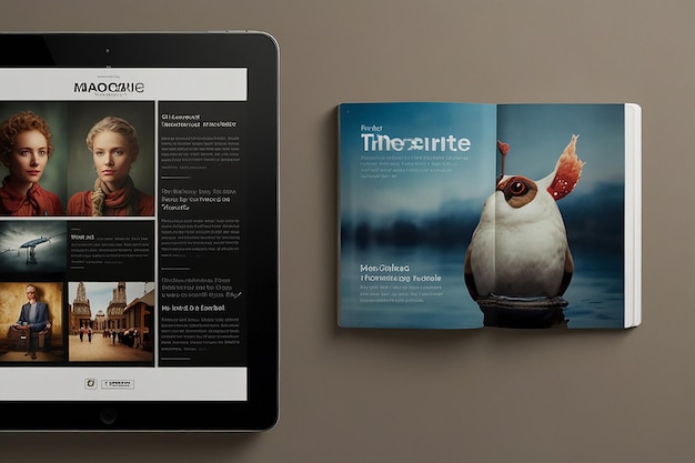 Foto revista interactiva para tabletas