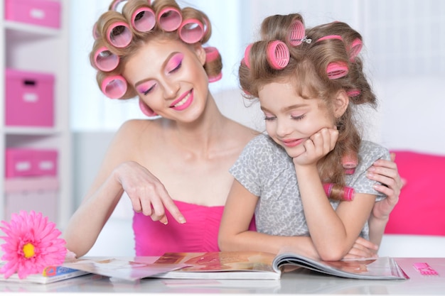 Revista de lectura de madre e hija